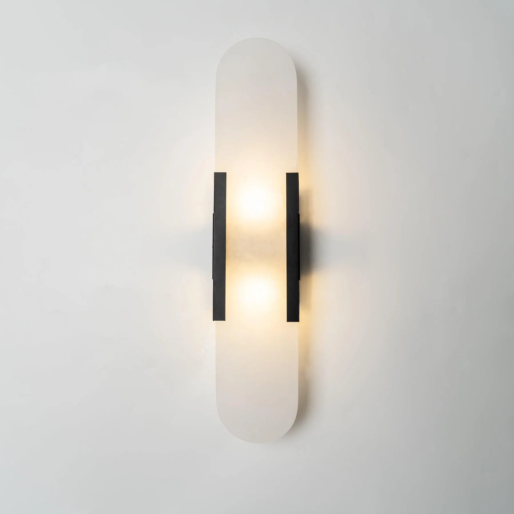 Contemporary Alabaster Wall Light - Loonglight