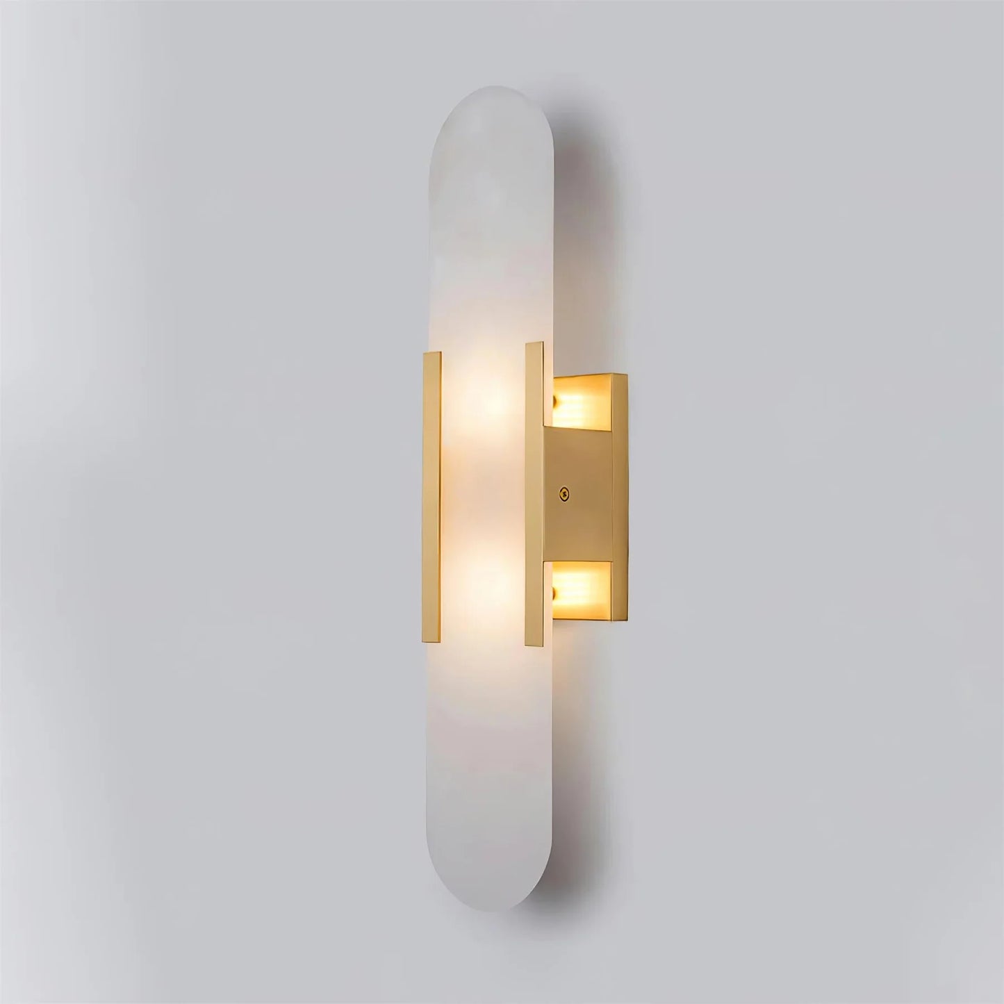 Contemporary Alabaster Wall Light - Loonglight