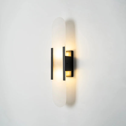 Contemporary Alabaster Wall Light - Loonglight