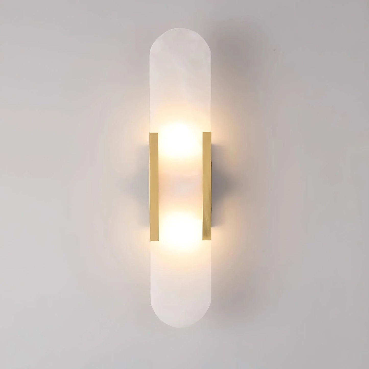 Contemporary Alabaster Wall Light - Loonglight