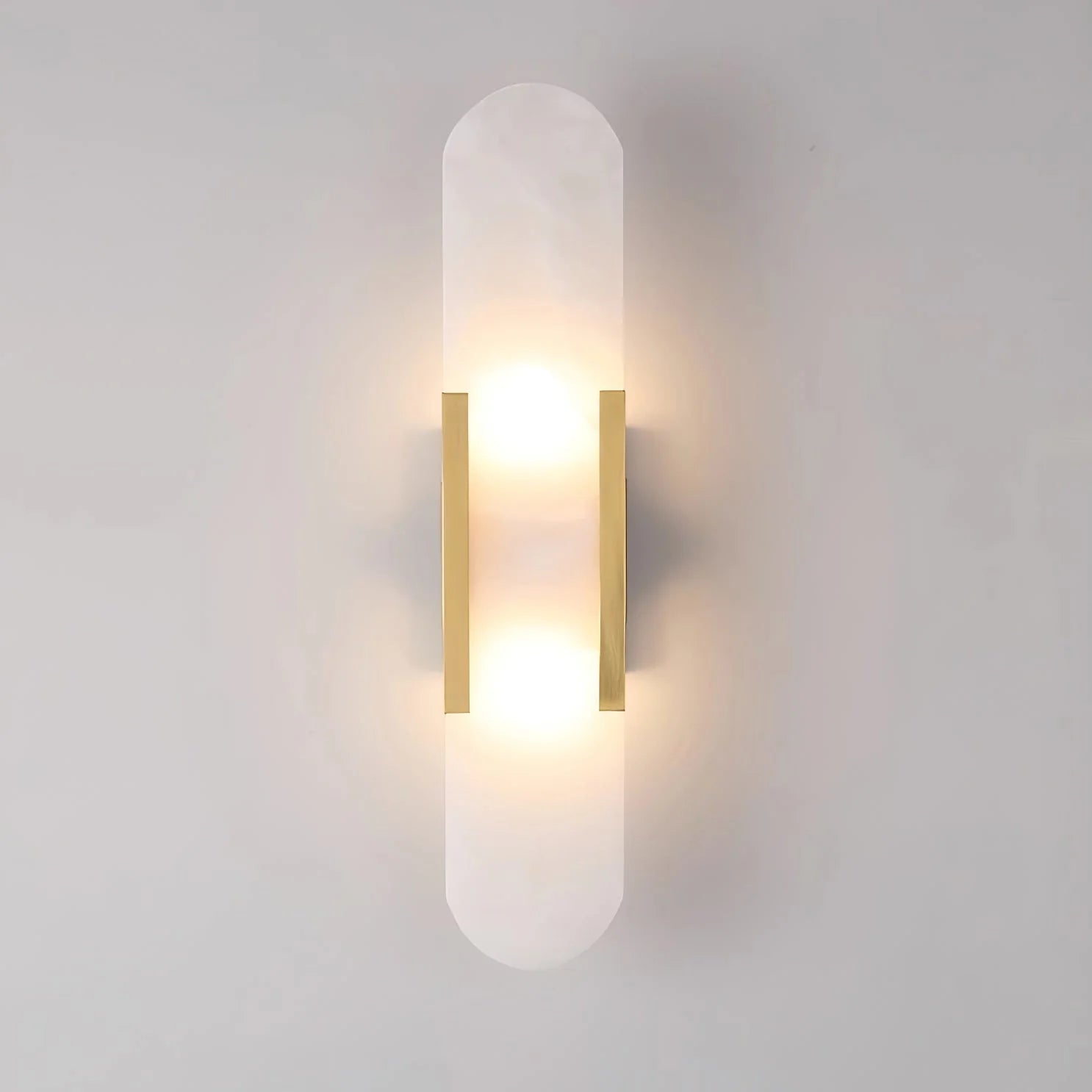 Contemporary Alabaster Wall Light - Loonglight