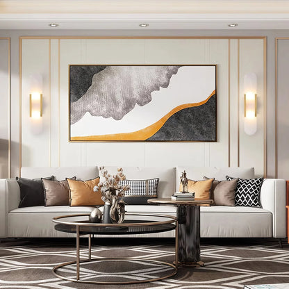 Contemporary Alabaster Wall Light - Loonglight