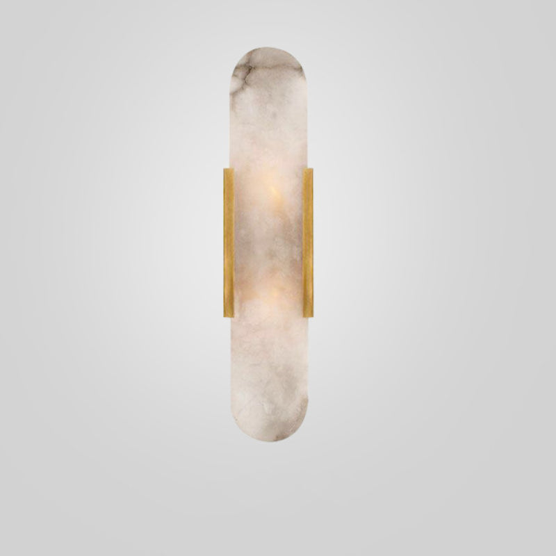 Contemporary Alabaster Wall Light - Loonglight