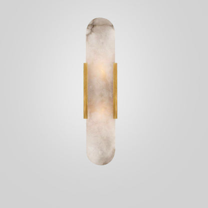 Contemporary Alabaster Wall Light - Loonglight