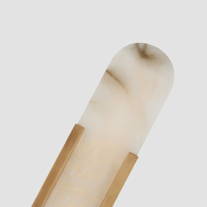 Contemporary Alabaster Wall Light - Loonglight