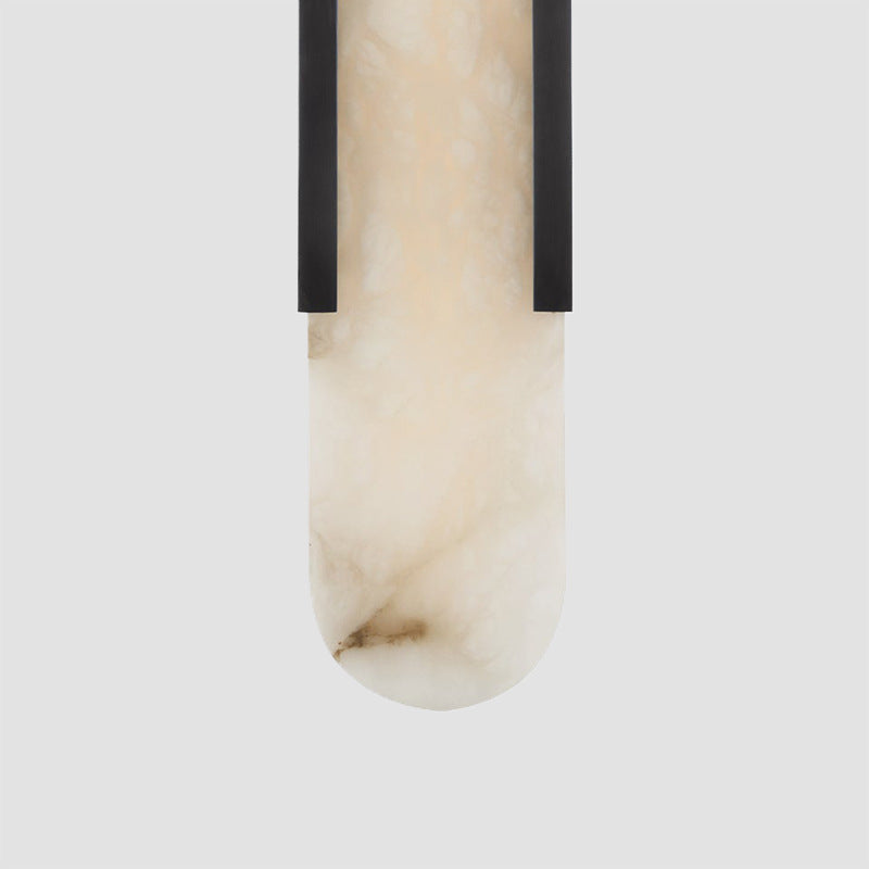 Contemporary Alabaster Wall Light - Loonglight