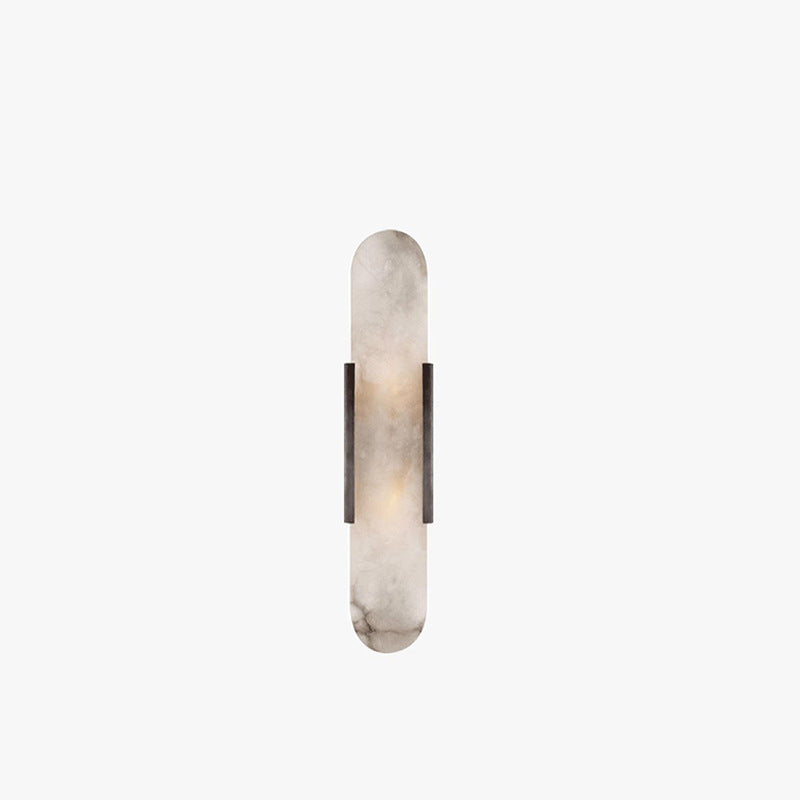 Contemporary Alabaster Wall Light - Loonglight