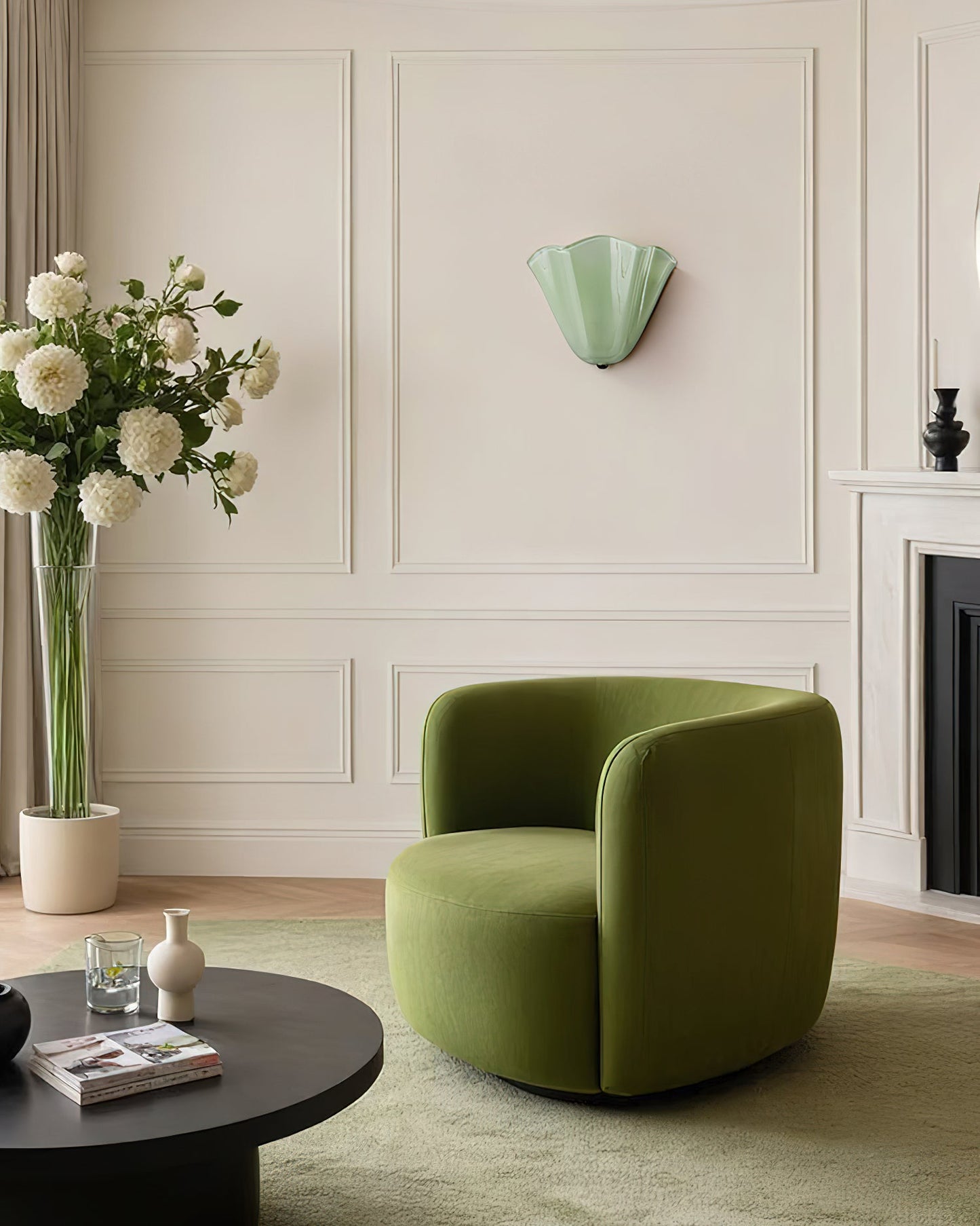 Corala Glass Petal Wall Lamp - Loonglight