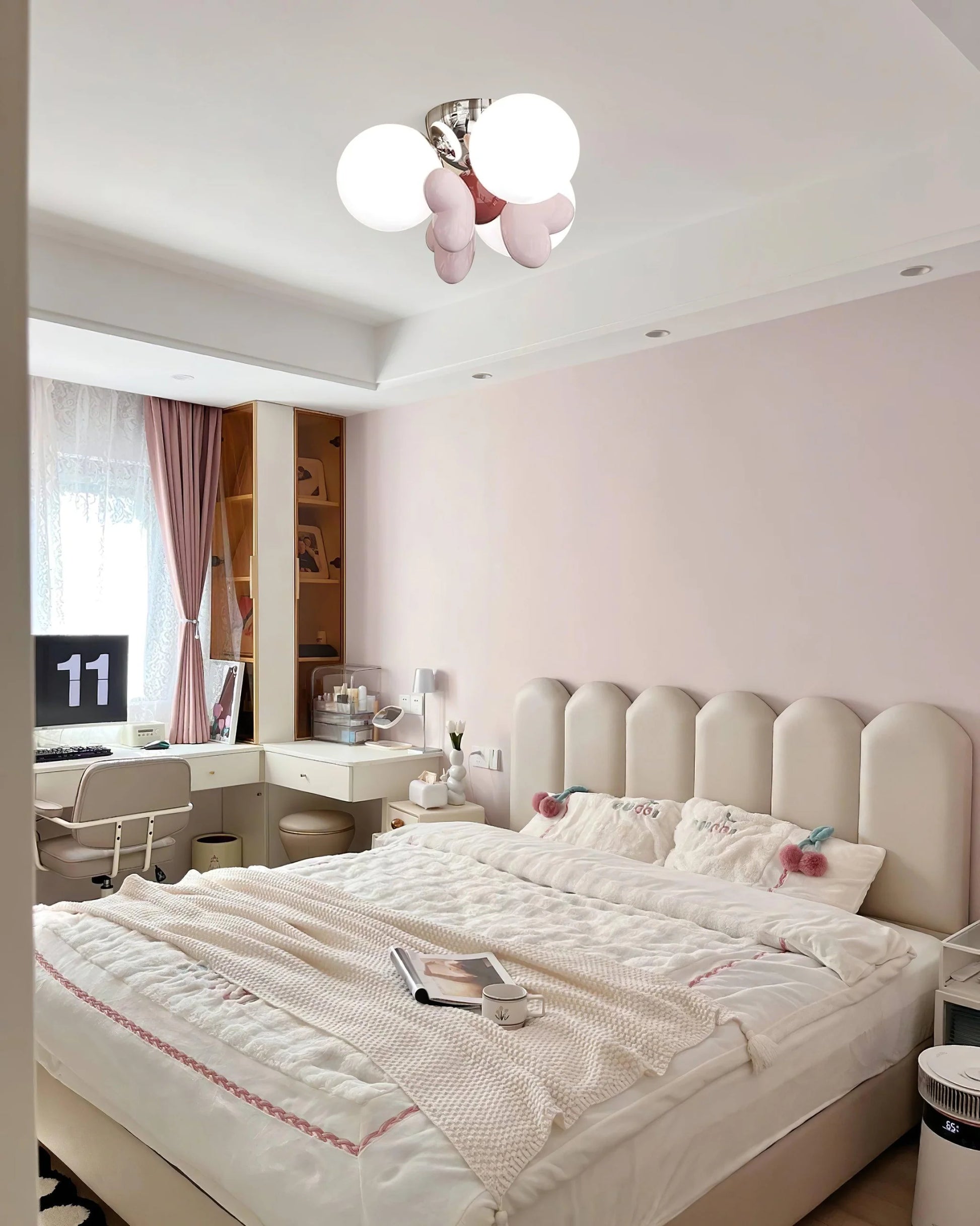 Cream Nica Ceiling Light - Loonglight