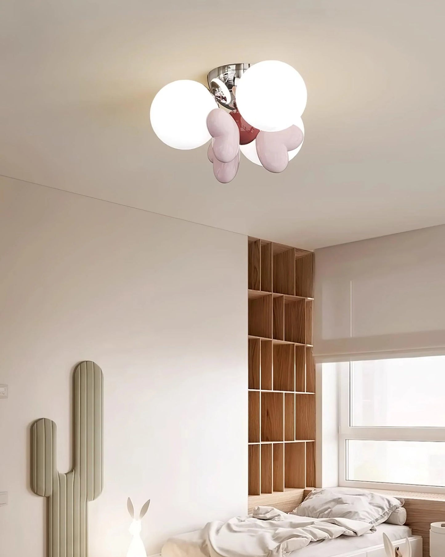 Cream Nica Ceiling Light - Loonglight