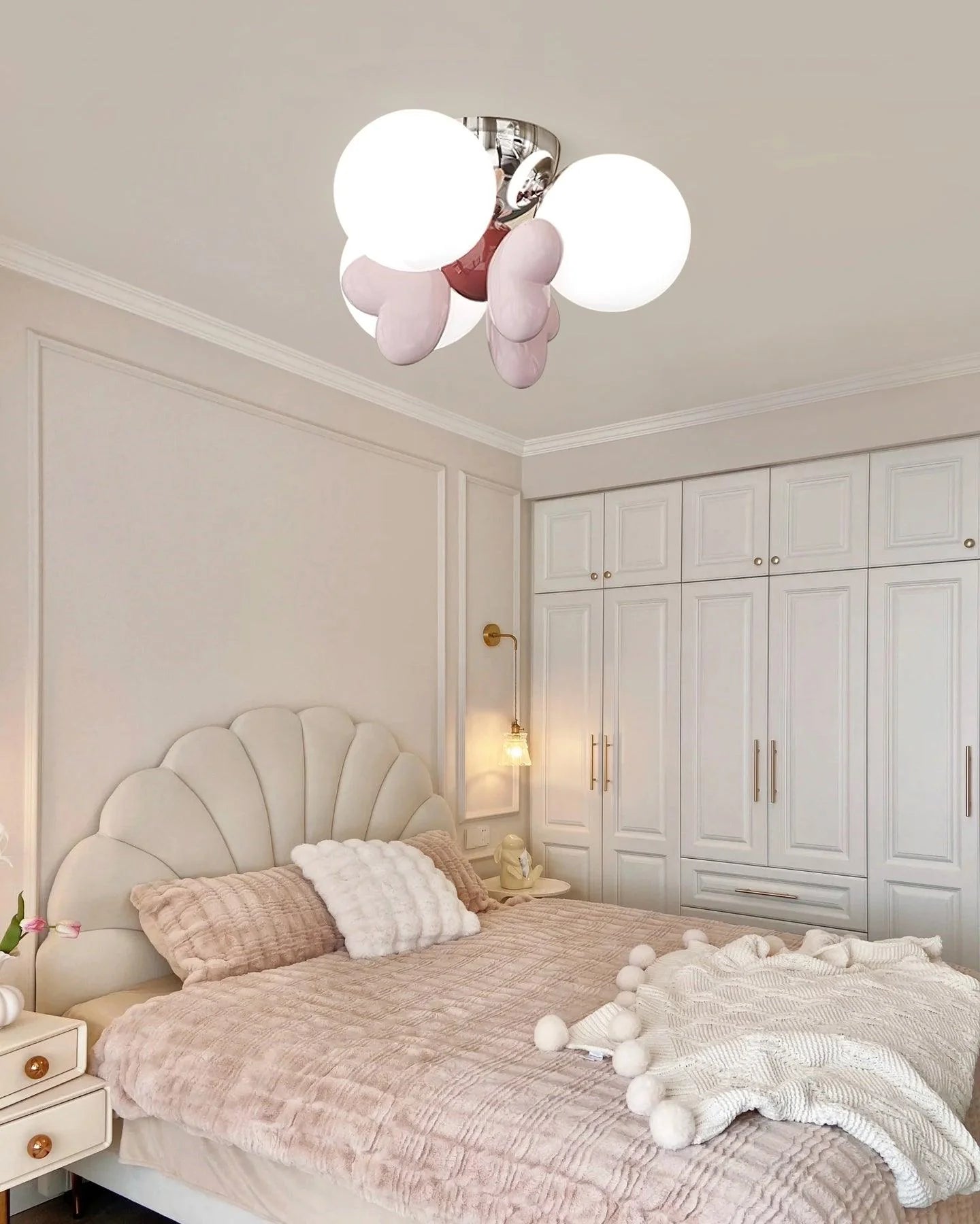 Cream Nica Ceiling Light - Loonglight