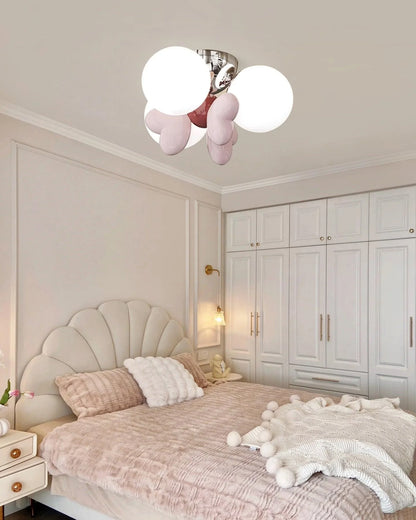 Cream Nica Ceiling Light - Loonglight