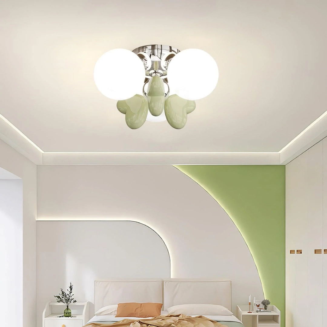 Cream Nica Ceiling Light - Loonglight