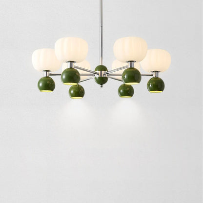 Cream Pumpkin Chandelier - Loonglight