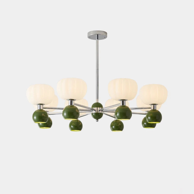 Cream Pumpkin Chandelier - Loonglight