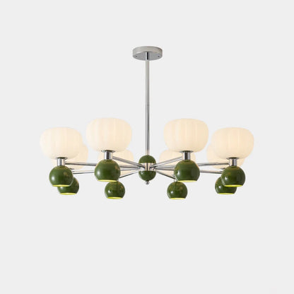 Cream Pumpkin Chandelier - Loonglight