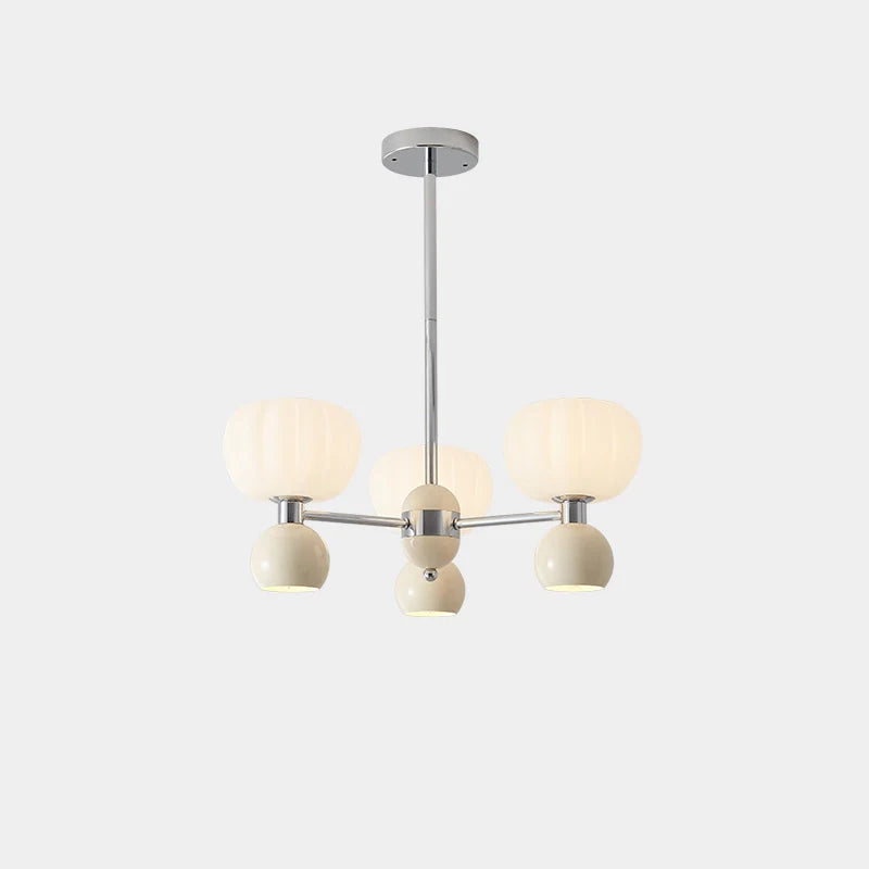 Cream Pumpkin Chandelier - Loonglight