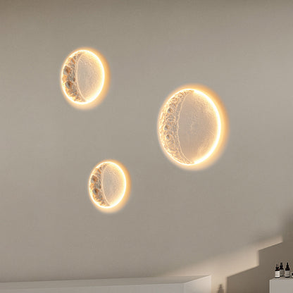 Crescent Plaster Wall Lamp