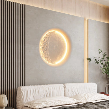 Crescent Plaster Wall Lamp