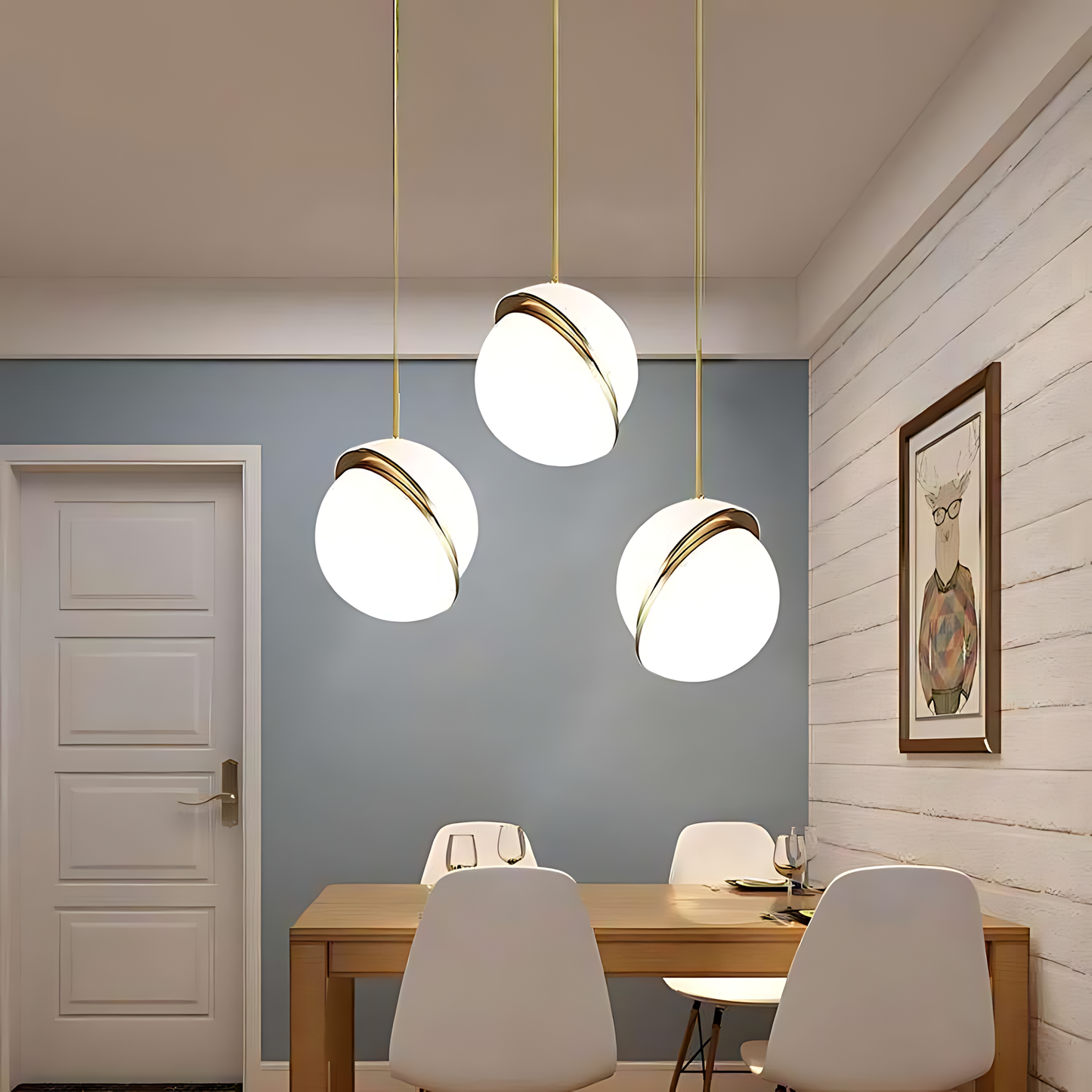 Crescent Pendant Light