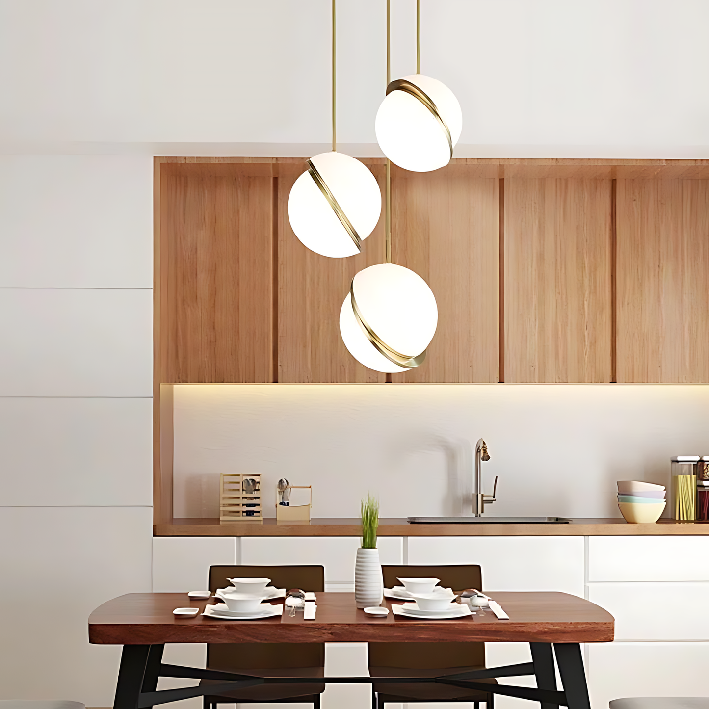 Crescent Pendant Light