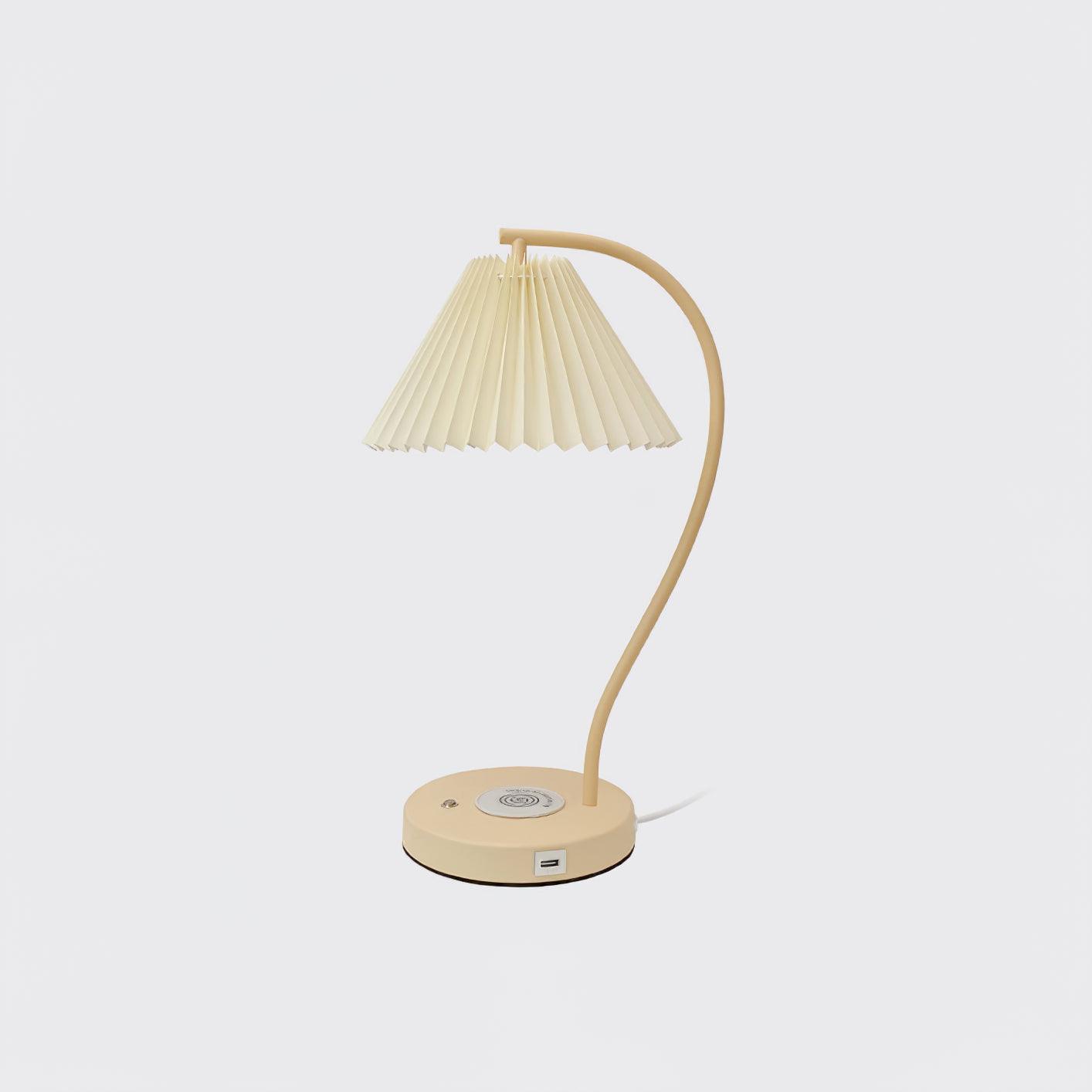 Crescini Pleated Table Lamp - Loonglight