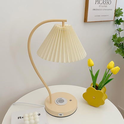Crescini Pleated Table Lamp - Loonglight