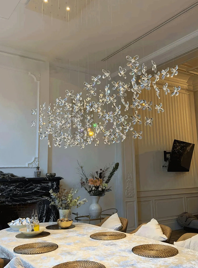 Cross Star Crystal Chandelier - Loonglight