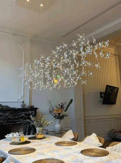 Cross Star Crystal Chandelier - Loonglight