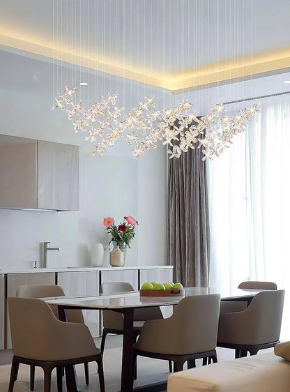 Cross Star Crystal Chandelier - Loonglight