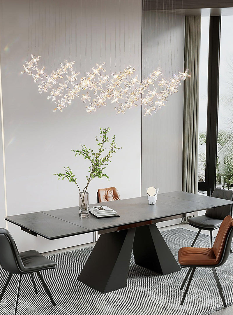 Cross Star Crystal Chandelier - Loonglight