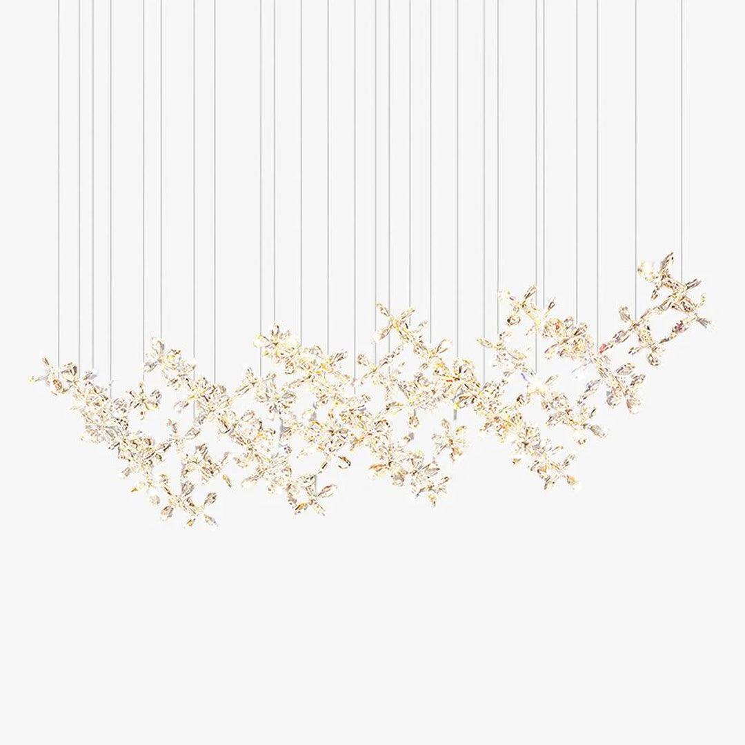 Cross Star Crystal Chandelier - Loonglight