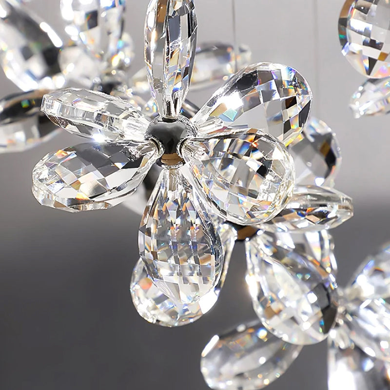 Cross Star Crystal Chandelier - Loonglight