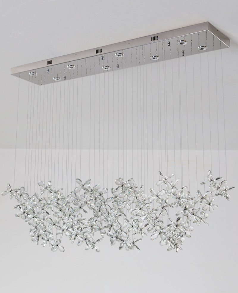 Cross Star Crystal Chandelier - Loonglight