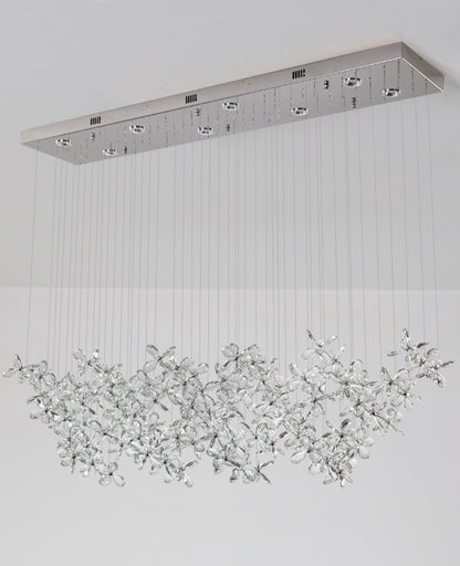Cross Star Crystal Chandelier - Loonglight