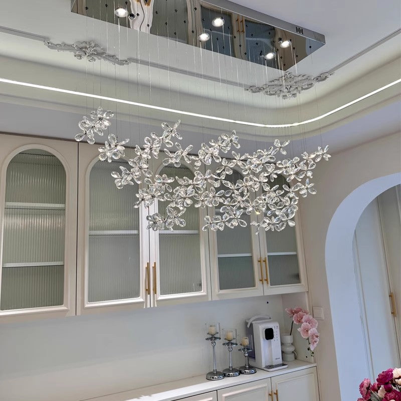 Cross Star Crystal Chandelier - Loonglight