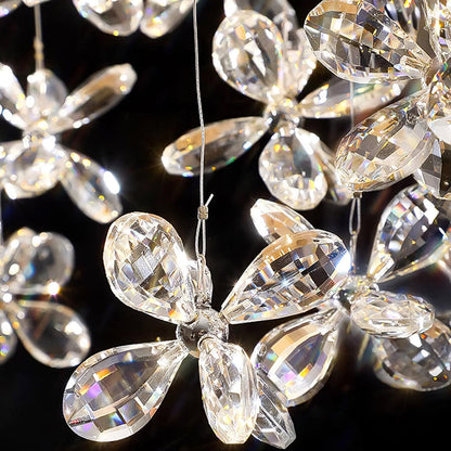 Cross Star Crystal Chandelier - Loonglight