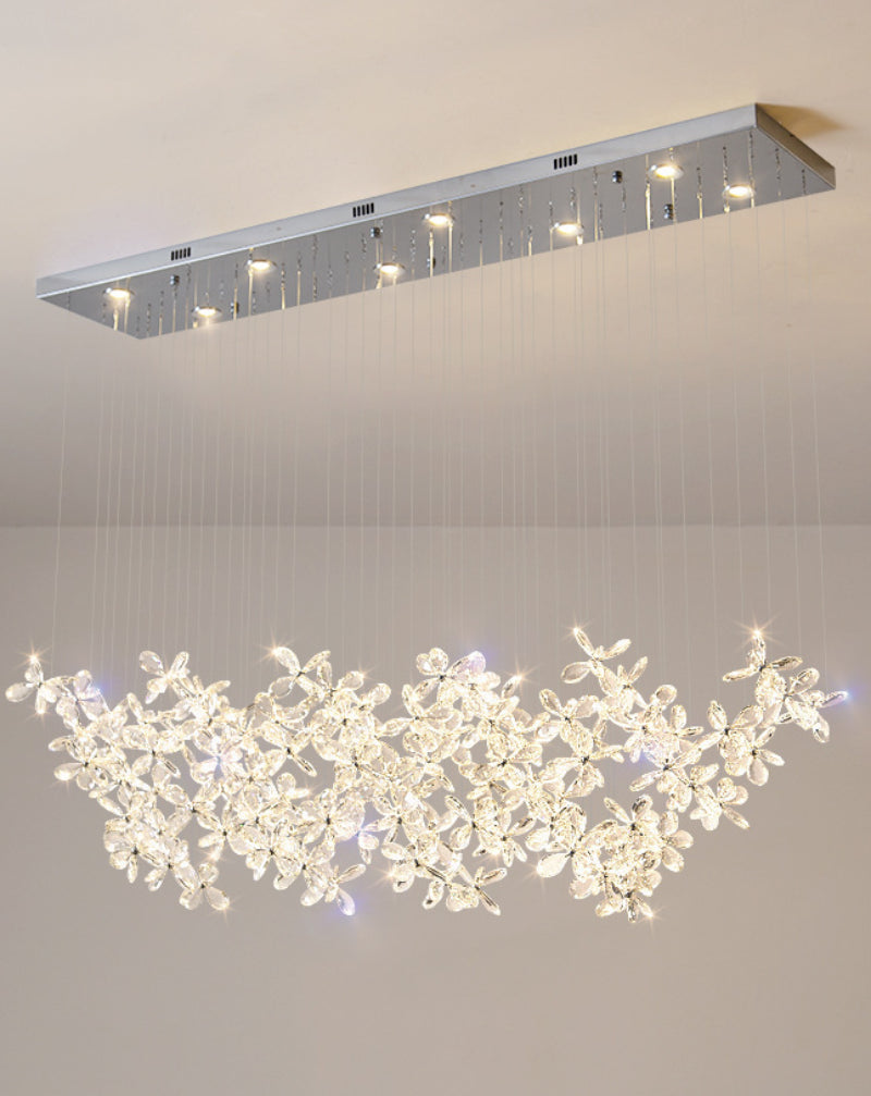 Cross Star Crystal Chandelier - Loonglight
