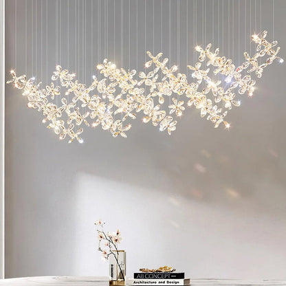 Cross Star Crystal Chandelier - Loonglight
