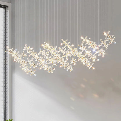 Cross Star Crystal Chandelier - Loonglight