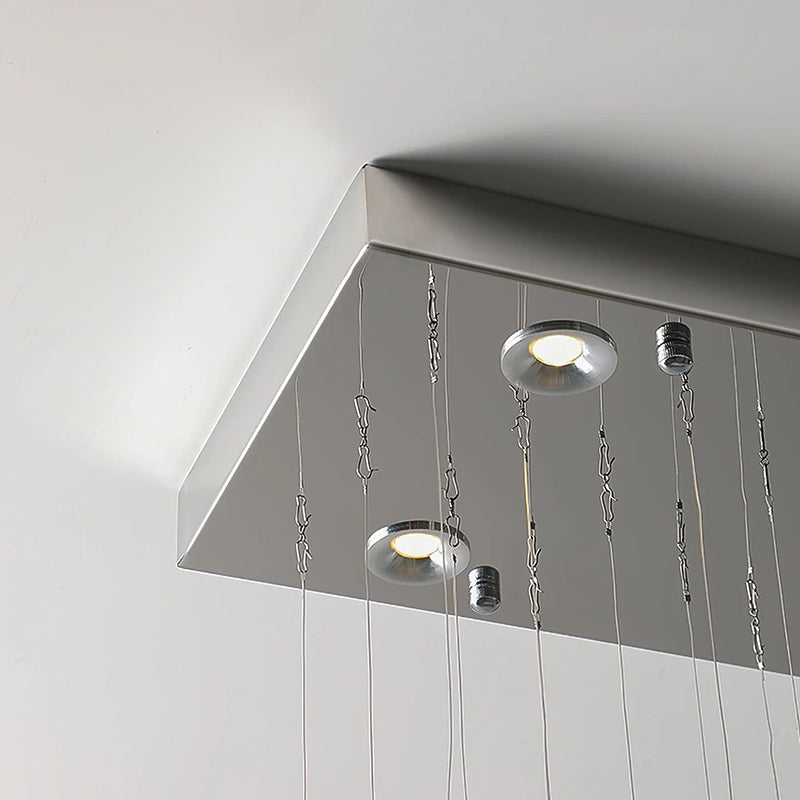 Cross Star Crystal Chandelier - Loonglight