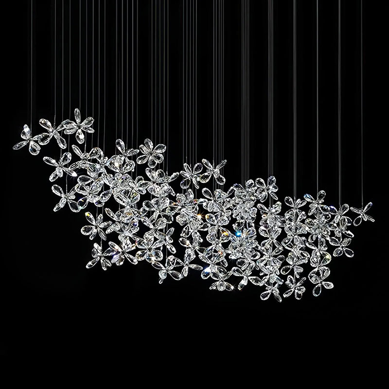 Cross Star Crystal Chandelier - Loonglight