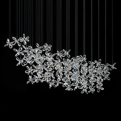 Cross Star Crystal Chandelier - Loonglight