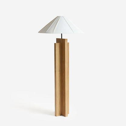 Crossbase Wooden Floor Lamp - Loonglight