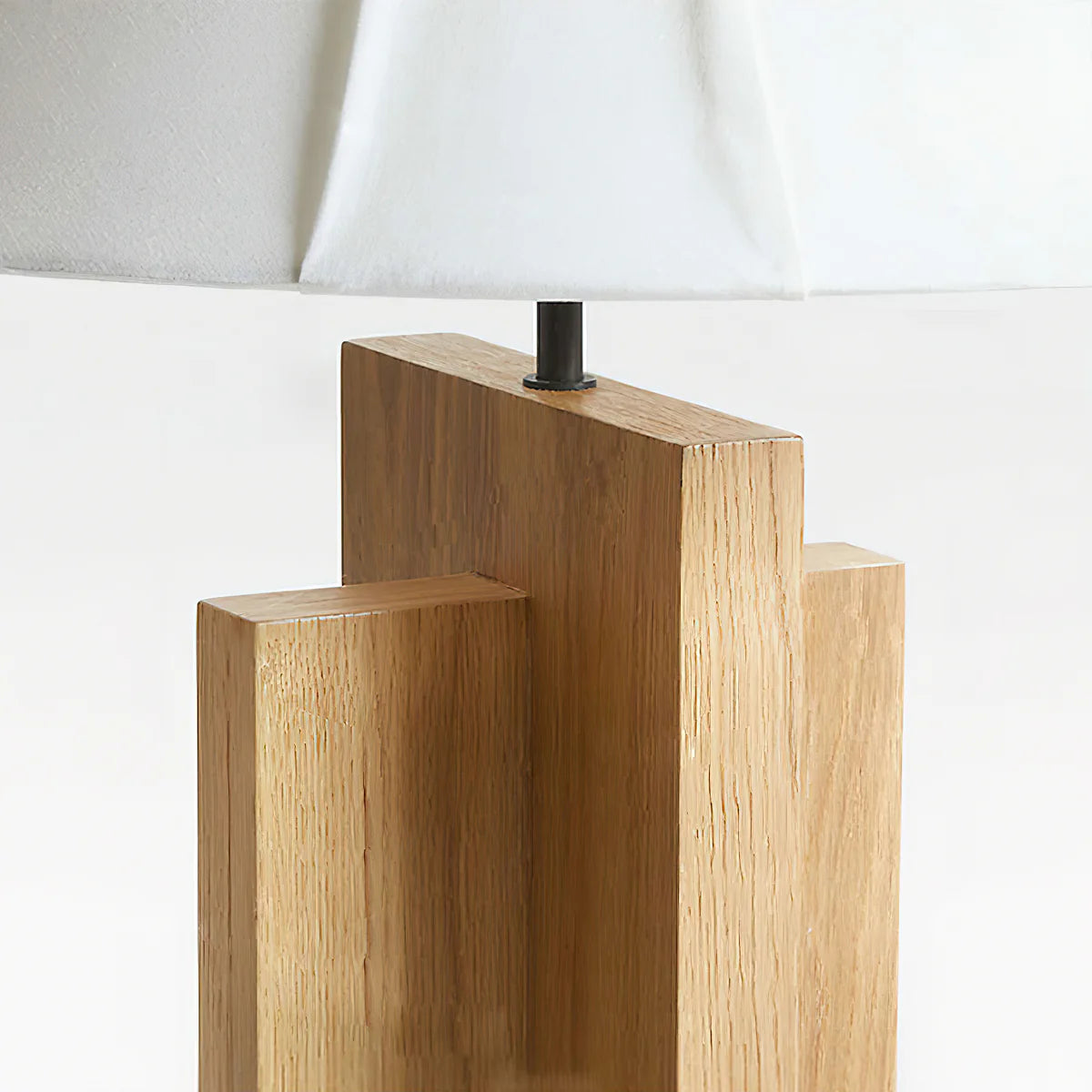 Crossbase Wooden Floor Lamp - Loonglight