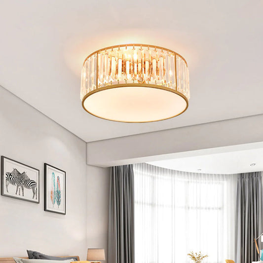Crystal Flush Mount Ceiling Light - Loonglight