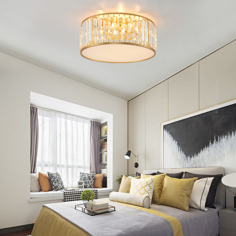 Crystal Flush Mount Ceiling Light