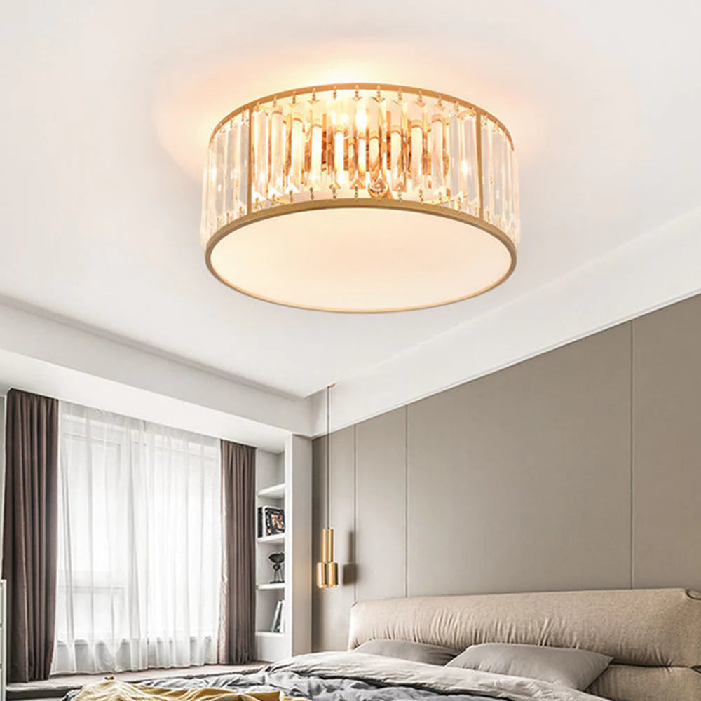 Crystal Flush Mount Ceiling Light