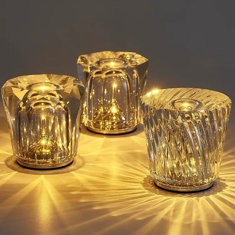 Crystal Ambient Table Lamp - Loonglight