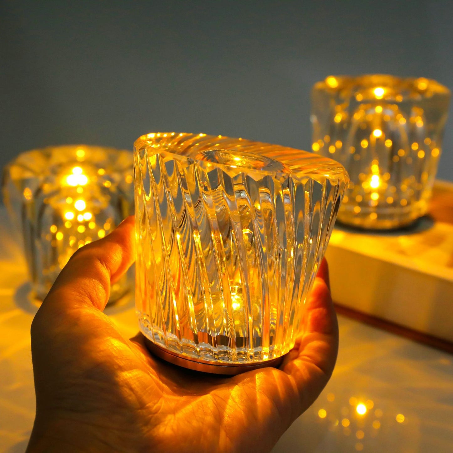 Crystal Ambient Table Lamp - Loonglight